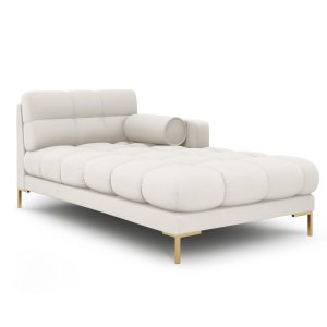 Cosmopolitan Design rechter chaise longue Bali structurele stof, licht