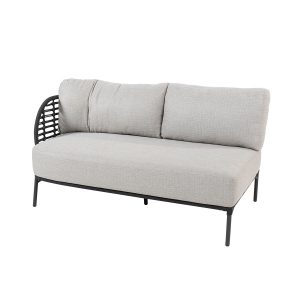 4 Seasons loungebank Fabrice antraciet rechts 4 Seasons loungebank Fabrice antraciet rechts