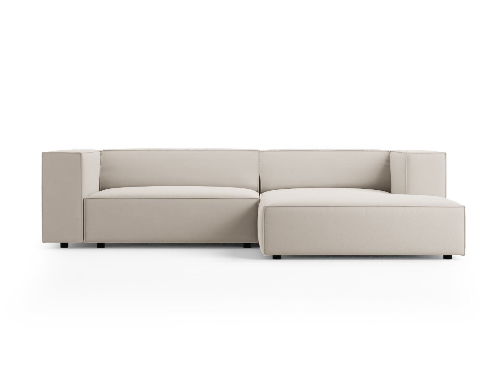 Cosmopolitan Design rechter hoekbank Arendal 3-zits, flueel, ecru - 16