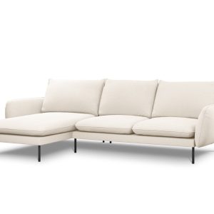 Cosmopolitan Design linker hoekbank Vienna 5-zits, boucle, beige – 170 Cosmopolitan Design linker hoekbank Vienna 5-zits, boucle, beige – 170