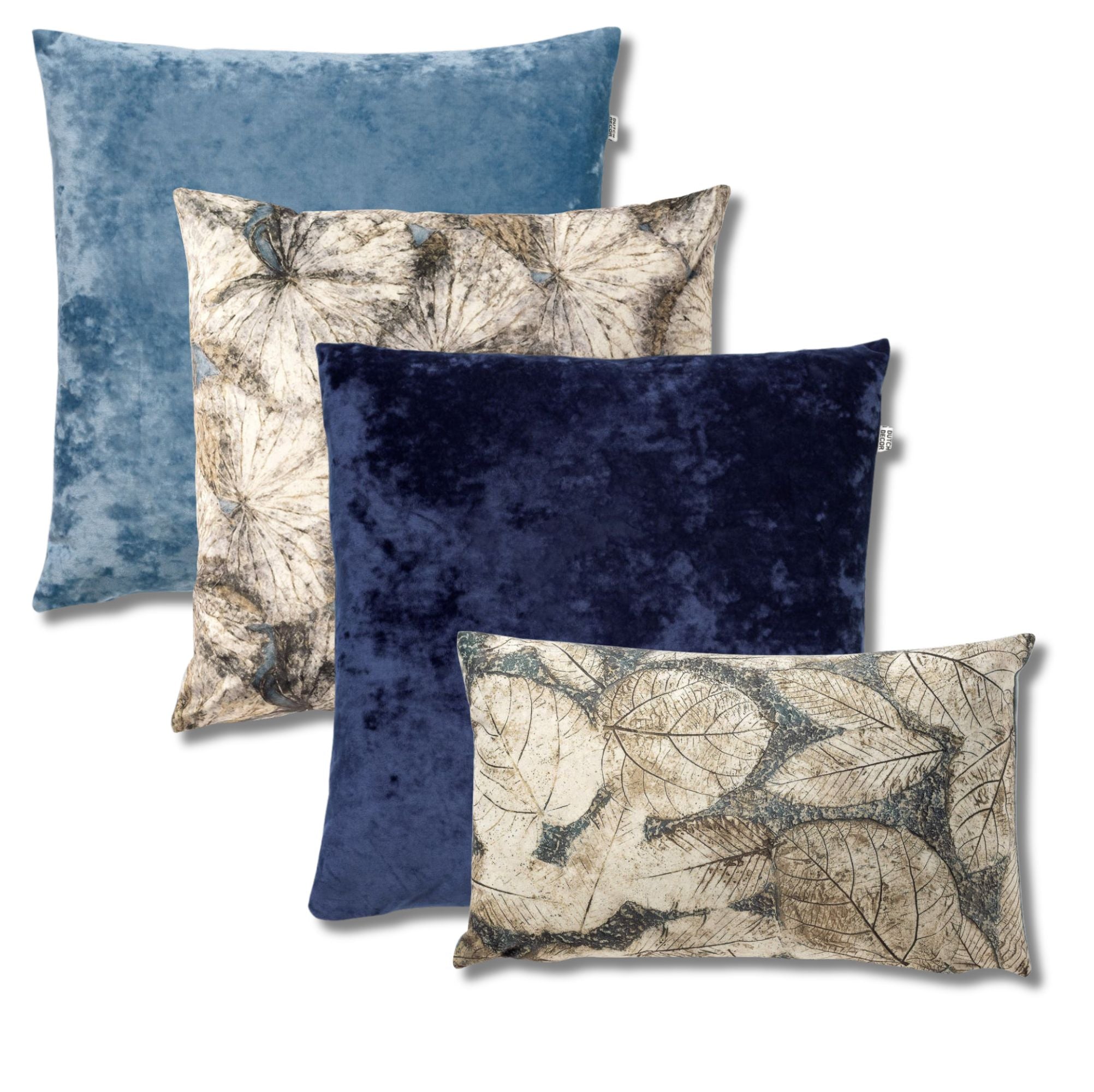 KUSSENSET - 4-delig - Tobias - 45x45 cm, 30x50 cm - inclusief binnenku