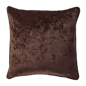 LEWY – kussenhoes 45×45 cm – glansvelours – Chocolate Martini – bruin LEWY – kussenhoes 45×45 cm – glansvelours – Chocolate Martini – bruin