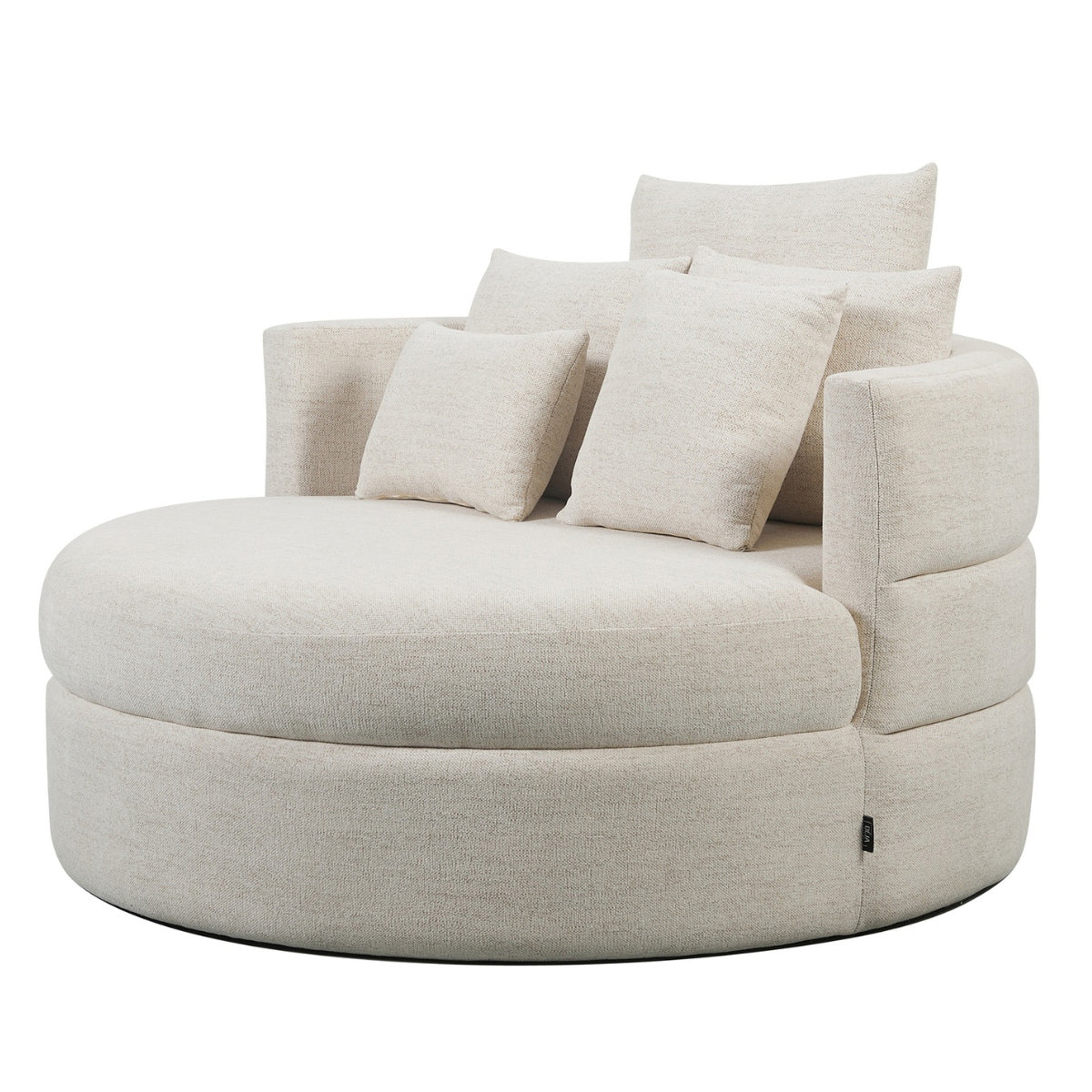 DÉJA Living Loveseat Miles - Beige Stof - Ø124x84cm