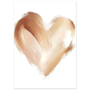 Poster Warm bruin hart – 50×70 cm – Bruin Poster Warm bruin hart – 50×70 cm – Bruin