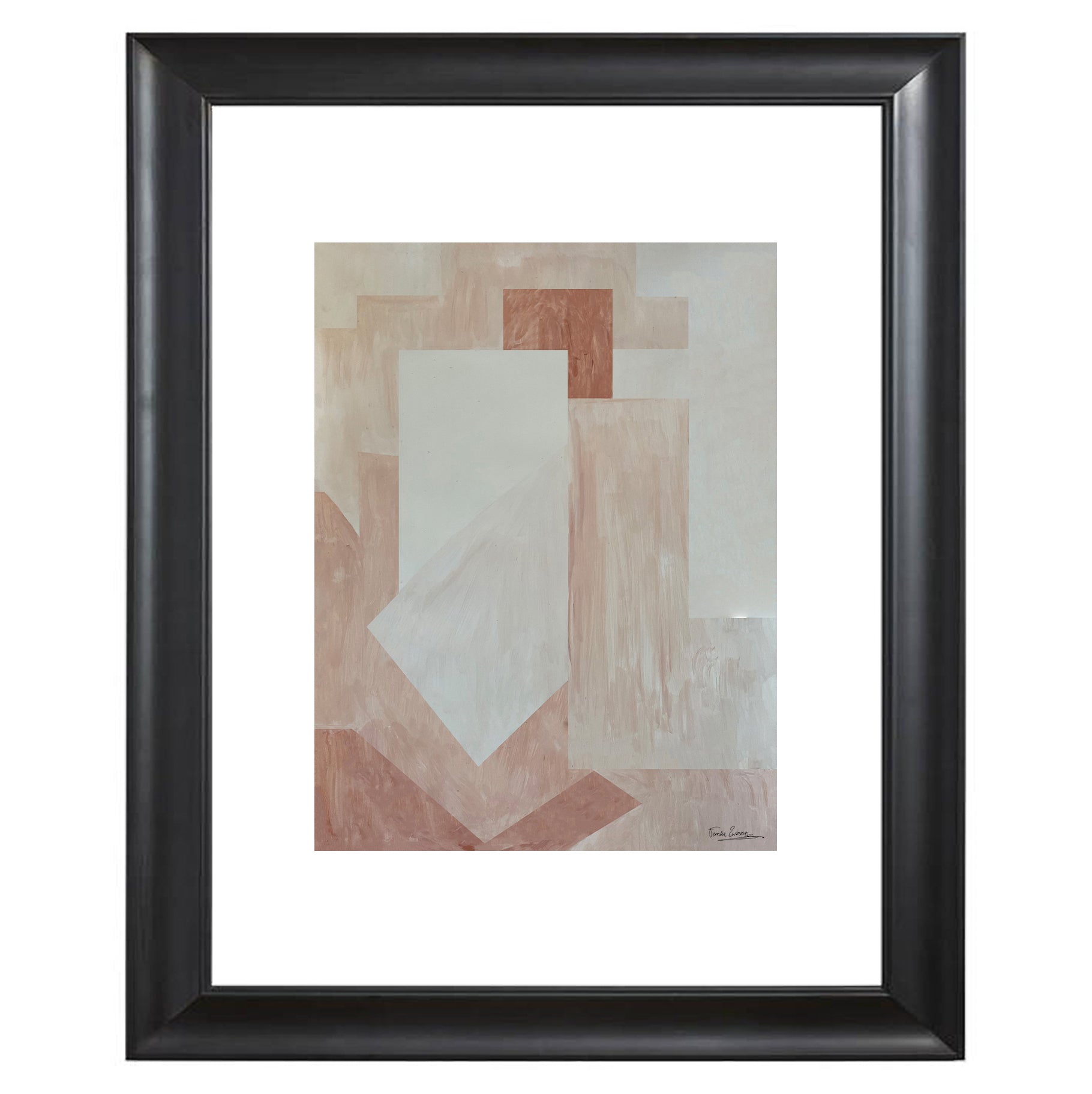 Catchii poster Geometric Colored Beige Surfaces Right Lijst - meerkleu