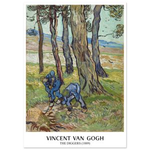 Artfulprints Poster Vincent van Gogh – The diggers – A4 21×29.7 cm – G Artfulprints Poster Vincent van Gogh – The diggers – A4 21×29.7 cm – G