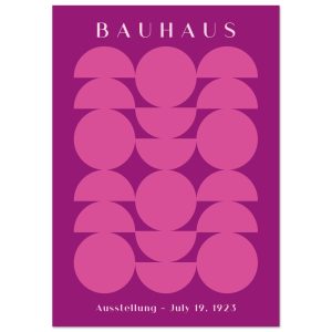 Artfulprints Poster Bauhaus – Ausstellung 1923 – A4 21×29.7 cm – Paars Artfulprints Poster Bauhaus – Ausstellung 1923 – A4 21×29.7 cm – Paars