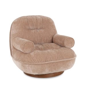 DÉJA Living Draaifauteuil Melbu – Beige Stof – 93x102x85cm DÉJA Living Draaifauteuil Melbu – Beige Stof – 93x102x85cm