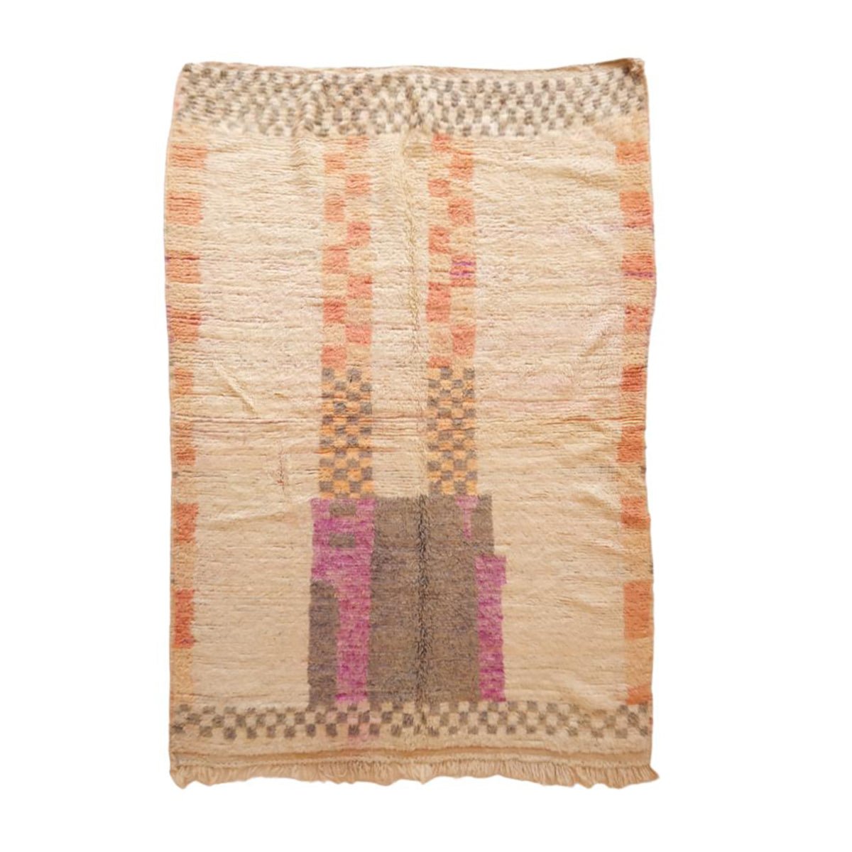 AFK Living vloerkleed Berber - handgemaakt - Wol - 147 x 223 cm