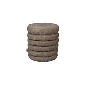 Dutchbone Fern Poef Zwart Dutchbone Fern Poef Zwart