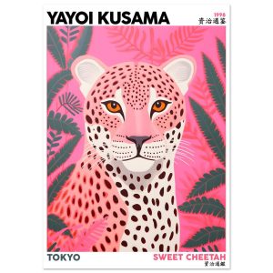 Artfulprints Poster Yayoi Kusama – Sweet cheetah – A4 21×29.7 cm – Roz Artfulprints Poster Yayoi Kusama – Sweet cheetah – A4 21×29.7 cm – Roz