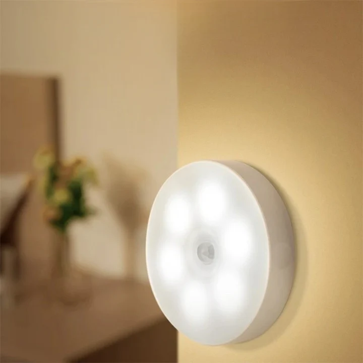 BrightGlow – Zelfklevende Draadloze LED Lamp met Bewegingssensor voor Extra Licht