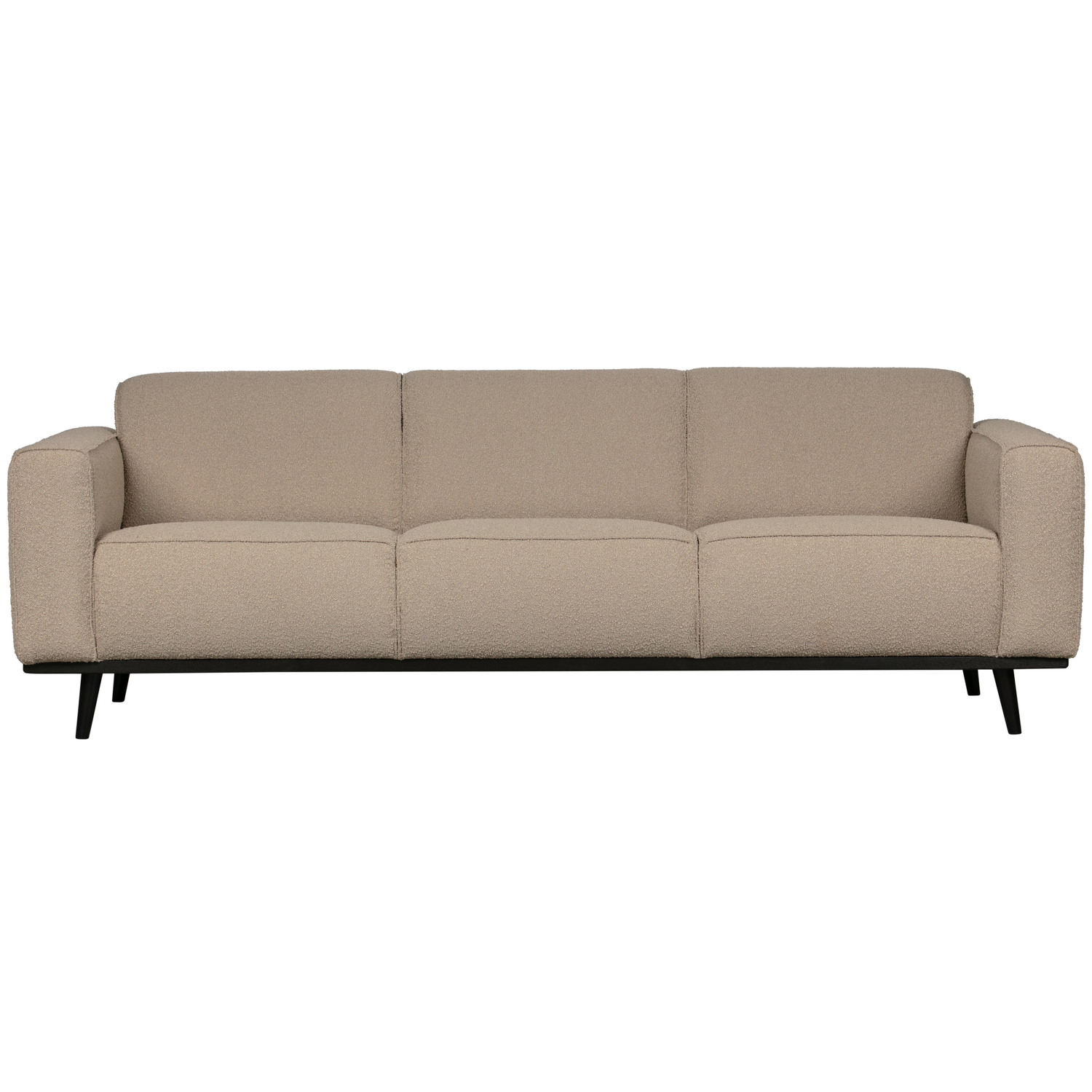 WOOOD 3-zits bank Statement - Boucle - Beige - 77x230x93