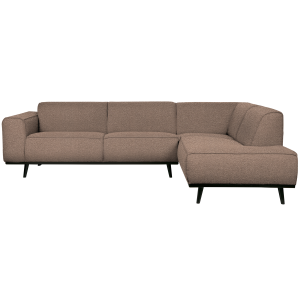 WOOOD hoekbank rechts Statement – Bouclé – Nougat – 77x274x210 WOOOD hoekbank rechts Statement – Bouclé – Nougat – 77x274x210