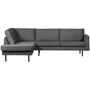 WOOOD hoekbank links Rodeo – Velvet – Mountain – 85x266x213
