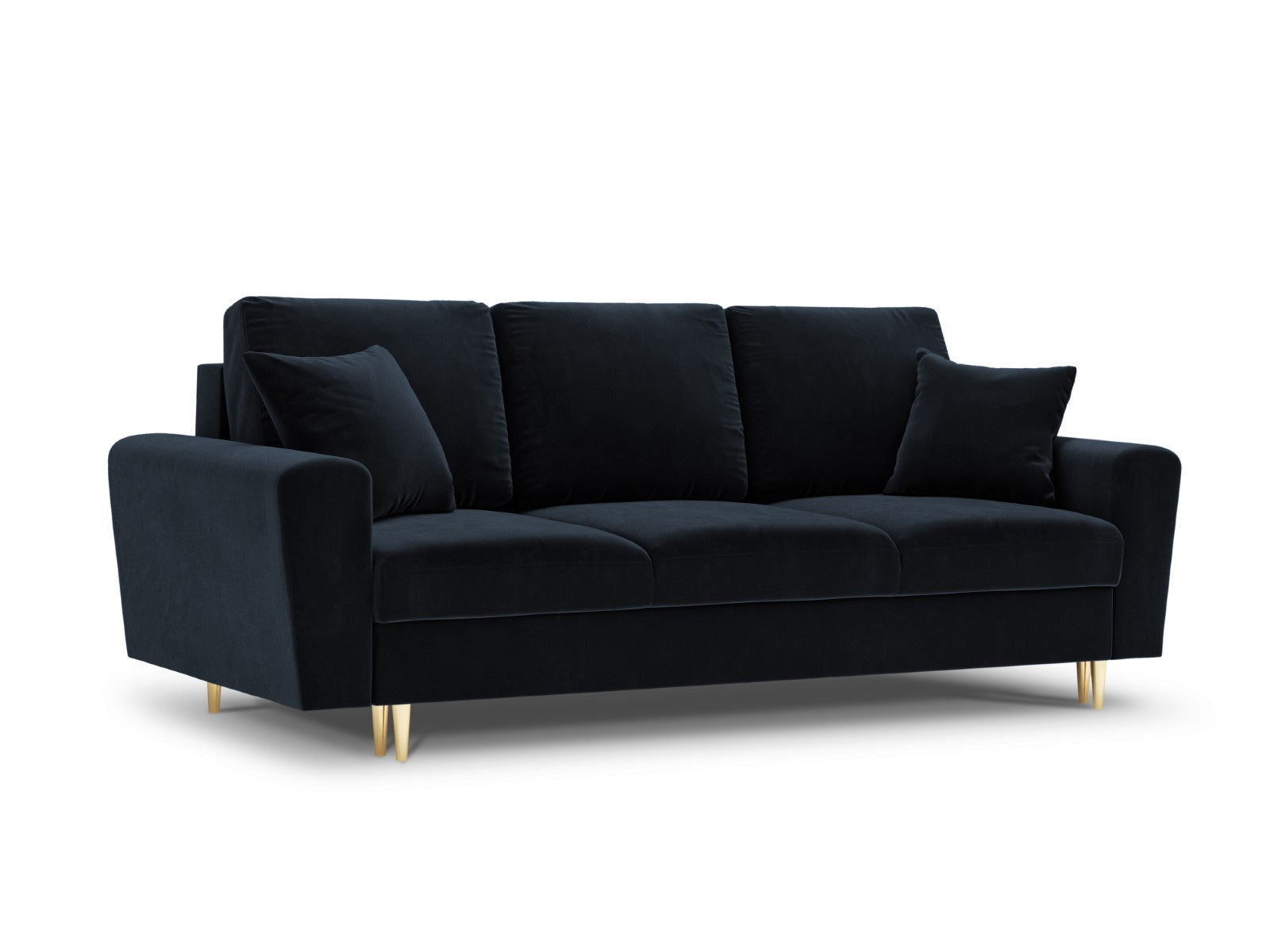 Cosmopolitan Design Slaapbank met opbergdoos Kyoto 3-zits, flueel, don