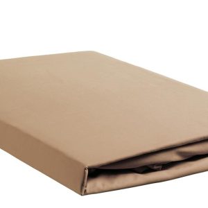 Ambiante hoeslaken Cotton Uni HL – 180×200 cm – khaki Ambiante hoeslaken Cotton Uni HL – 180×200 cm – khaki
