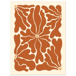 Artfulprints Boho – Ibiza flowers poster 30×40 cm Artfulprints Boho – Ibiza flowers poster 30×40 cm