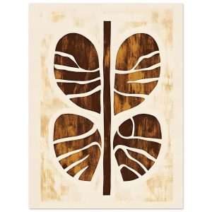 Artfulprints Poster Boho – Rooted form – 30×40 cm – Terracotta Artfulprints Poster Boho – Rooted form – 30×40 cm – Terracotta