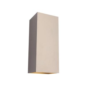 Artdelight wandlamp Dante – 2 lichts – 9 x 24 cm – champagne Artdelight wandlamp Dante – 2 lichts – 9 x 24 cm – champagne
