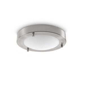 Artdelight plafondlamp Yuca – 1 lichts – 18 x 5 cm – mat-chroom Artdelight plafondlamp Yuca – 1 lichts – 18 x 5 cm – mat-chroom