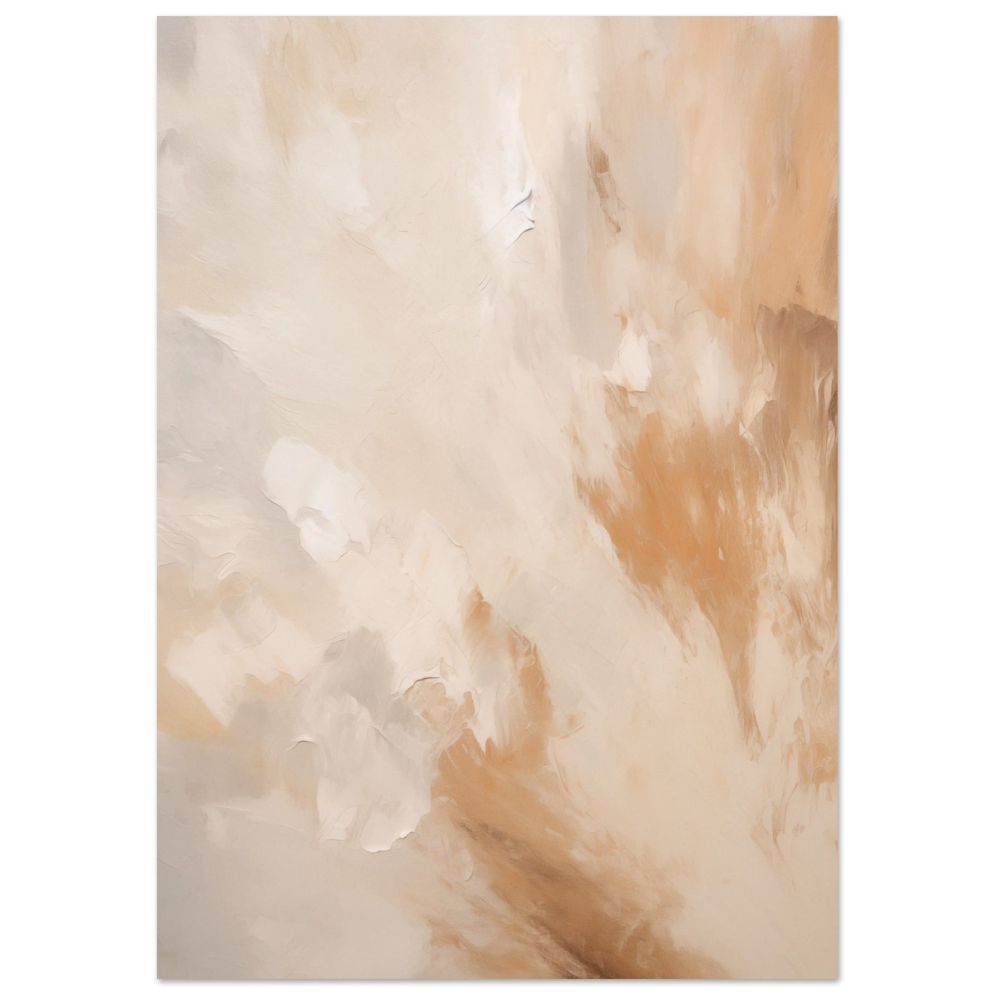 Artfulprints Poster Abstract - Golden touch 2 - A4 21x29.7 cm - Terrac