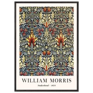 Artfulprints Poster met Lijst William Morris – Snakeshead 1876 – 50×70 Artfulprints Poster met Lijst William Morris – Snakeshead 1876 – 50×70