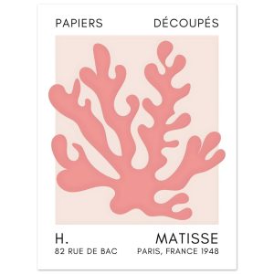 Artfulprints Poster Matisse – Saltflower shapes taupe – 30×40 cm – Tau Artfulprints Poster Matisse – Saltflower shapes taupe – 30×40 cm – Tau