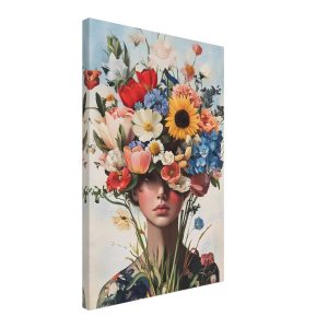 Artfulprints Canvas Colourful portrait canvas – 40×60 cm – Meerkleurig Artfulprints Canvas Colourful portrait canvas – 40×60 cm – Meerkleurig