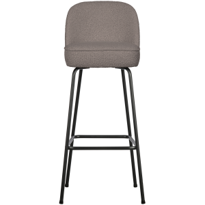 WOOOD barstoel Vogue – Velvet – Nougat – 103x50x55 WOOOD barstoel Vogue – Velvet – Nougat – 103x50x55