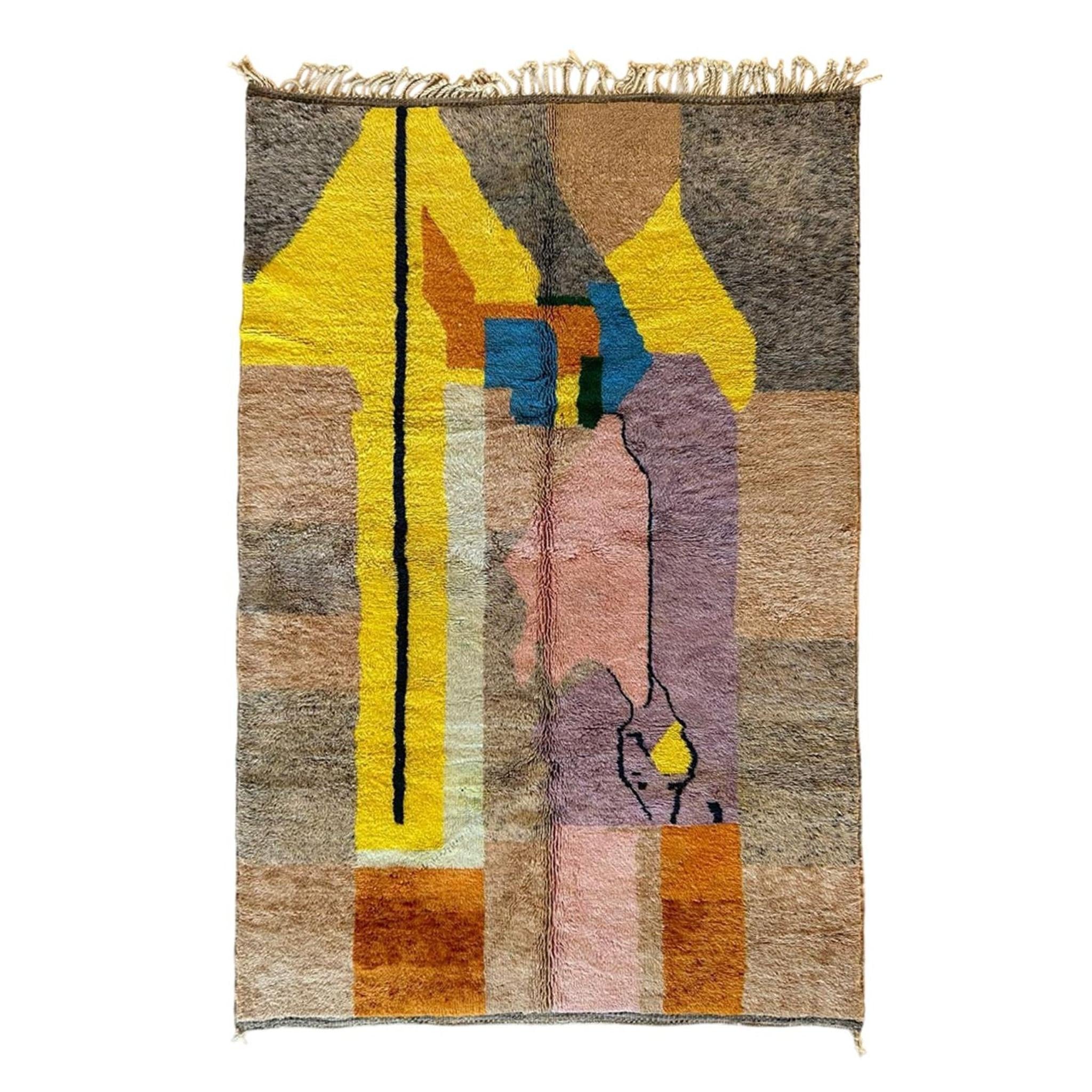 AFK Living vloerkleed Berber - handgemaakt - Wol - 200 x 308 cm