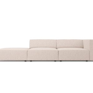 Cosmopolitan Design linker bank Arendal 4-zits, chenille, beige – 102x Cosmopolitan Design linker bank Arendal 4-zits, chenille, beige – 102x
