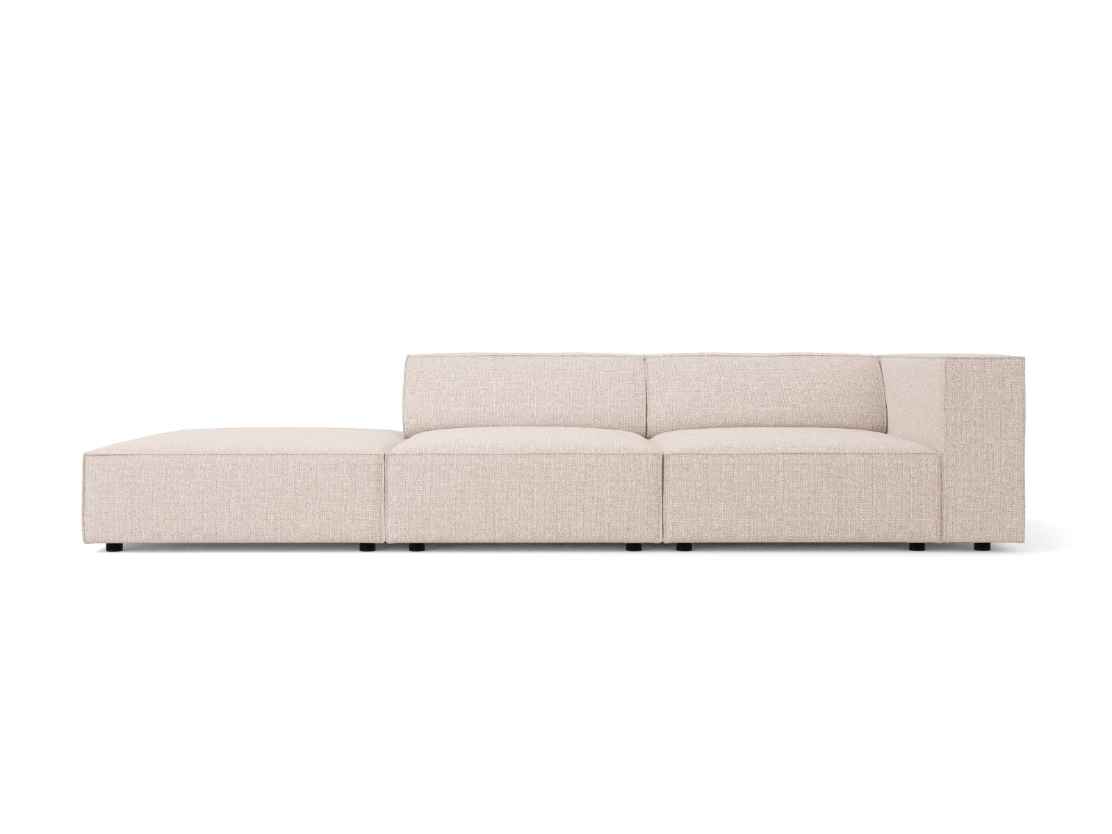 Cosmopolitan Design linker bank Arendal 4-zits, chenille, beige - 102x