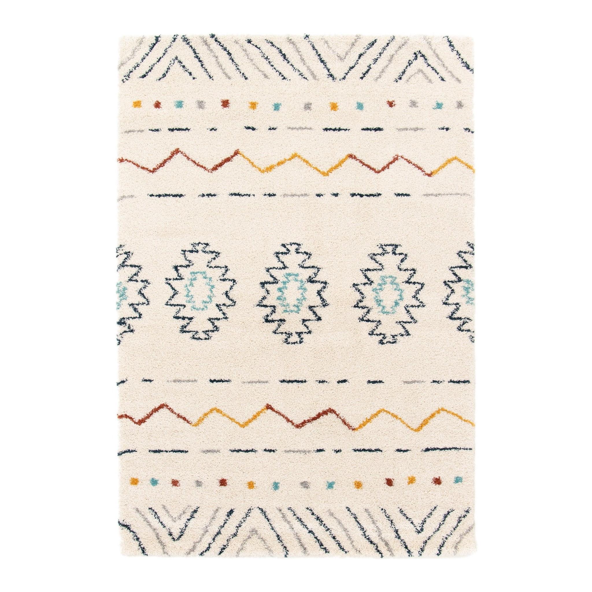AFK Living vloerkleed Totem - shaggy - beige - 120 x 170 cm
