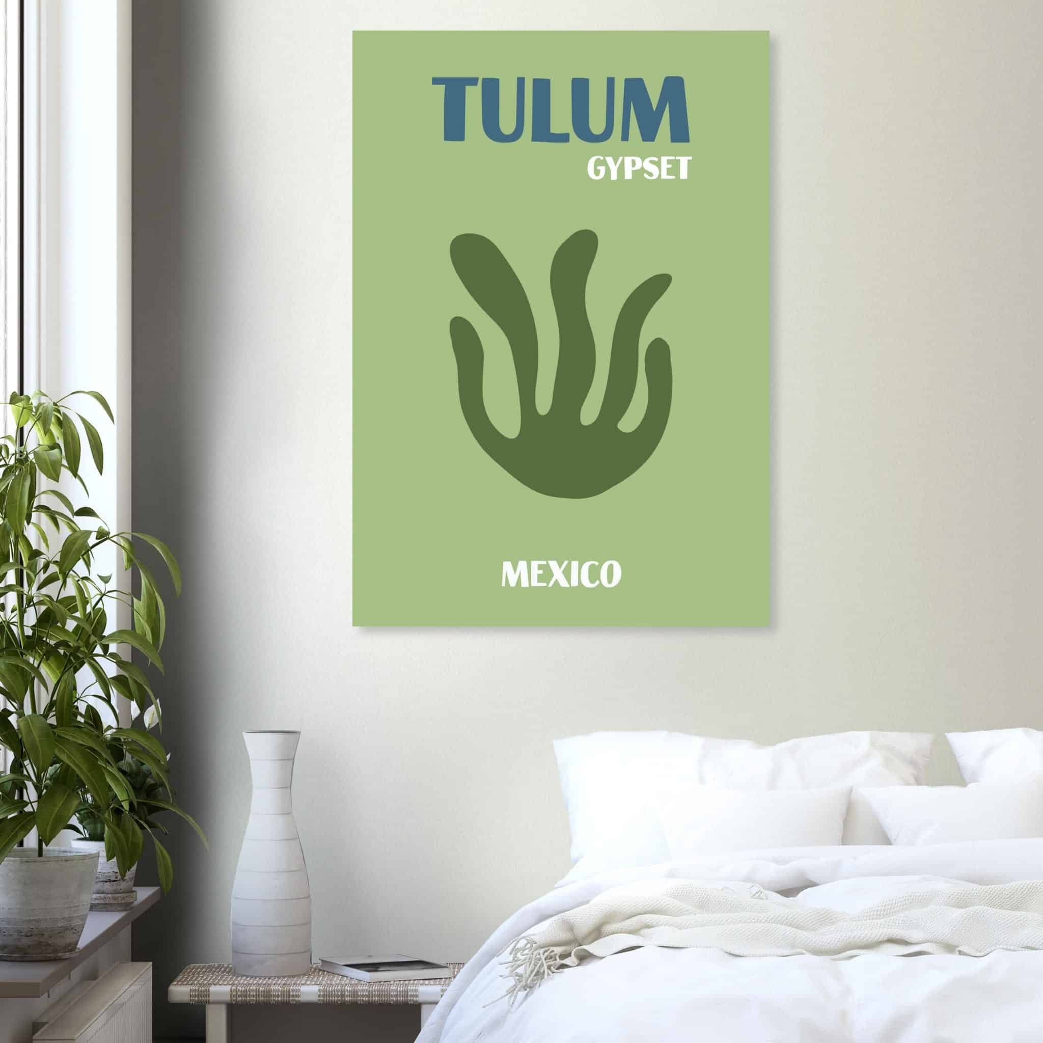 Artfulprints Poster Mexico - Tulum Gypset - 70x100 cm - Groen