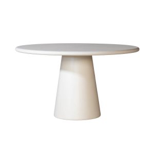 DÉJA Living Eettafel Brunn – Rond Beige Eco Composiet – 130cm DÉJA Living Eettafel Brunn – Rond Beige Eco Composiet – 130cm