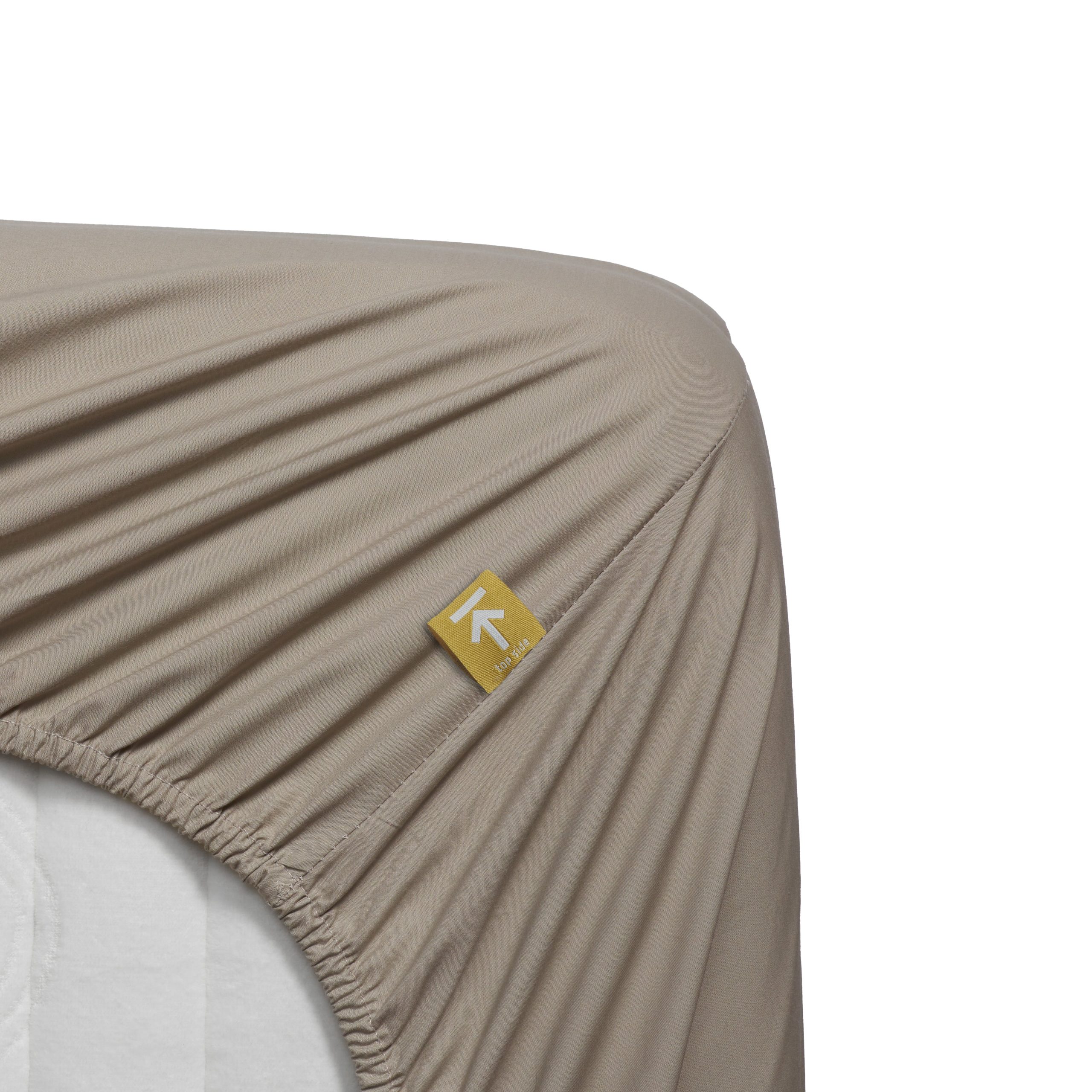 Beddinghouse hoeslaken BH Percale Cotton HL - 90x220 cm - zand