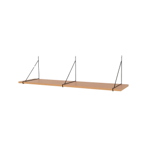 Artichok Mick Houten Wandplank Naturel – B 120 cm Artichok Mick Houten Wandplank Naturel – B 120 cm