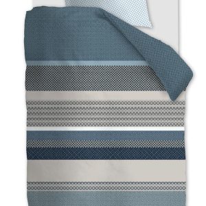 Beddinghouse dekbedovertrek Lennart – 140×200/220 cm – blauw