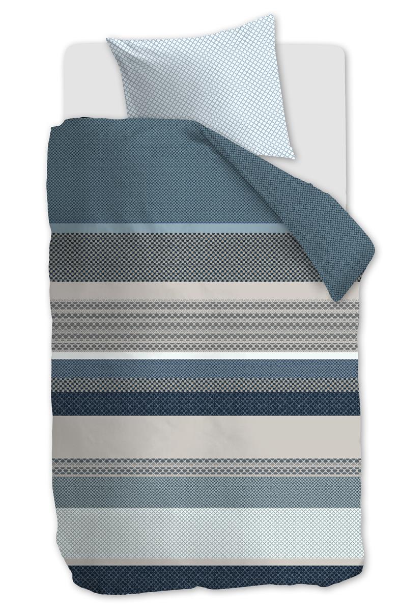 Beddinghouse dekbedovertrek Lennart - 140x200/220 cm - blauw