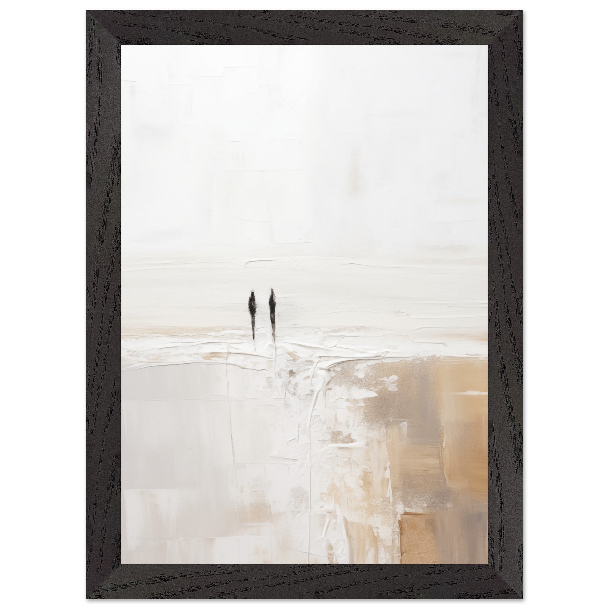 Artfulprints Poster met Lijst Abstract - Silhouettes 2 - A4 21x29.7 cm