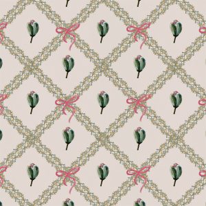 Catchii Behang Bowie Bow Tie beige Catchii Behang Bowie Bow Tie beige