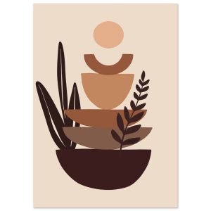 Artfulprints Poster Boho – Balanced earth – A4 21×29.7 cm – Bruin Artfulprints Poster Boho – Balanced earth – A4 21×29.7 cm – Bruin