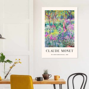 Artfulprints Poster Claude Monet – The artist's garden in Giverny – 70 Artfulprints Poster Claude Monet – The artist's garden in Giverny – 70