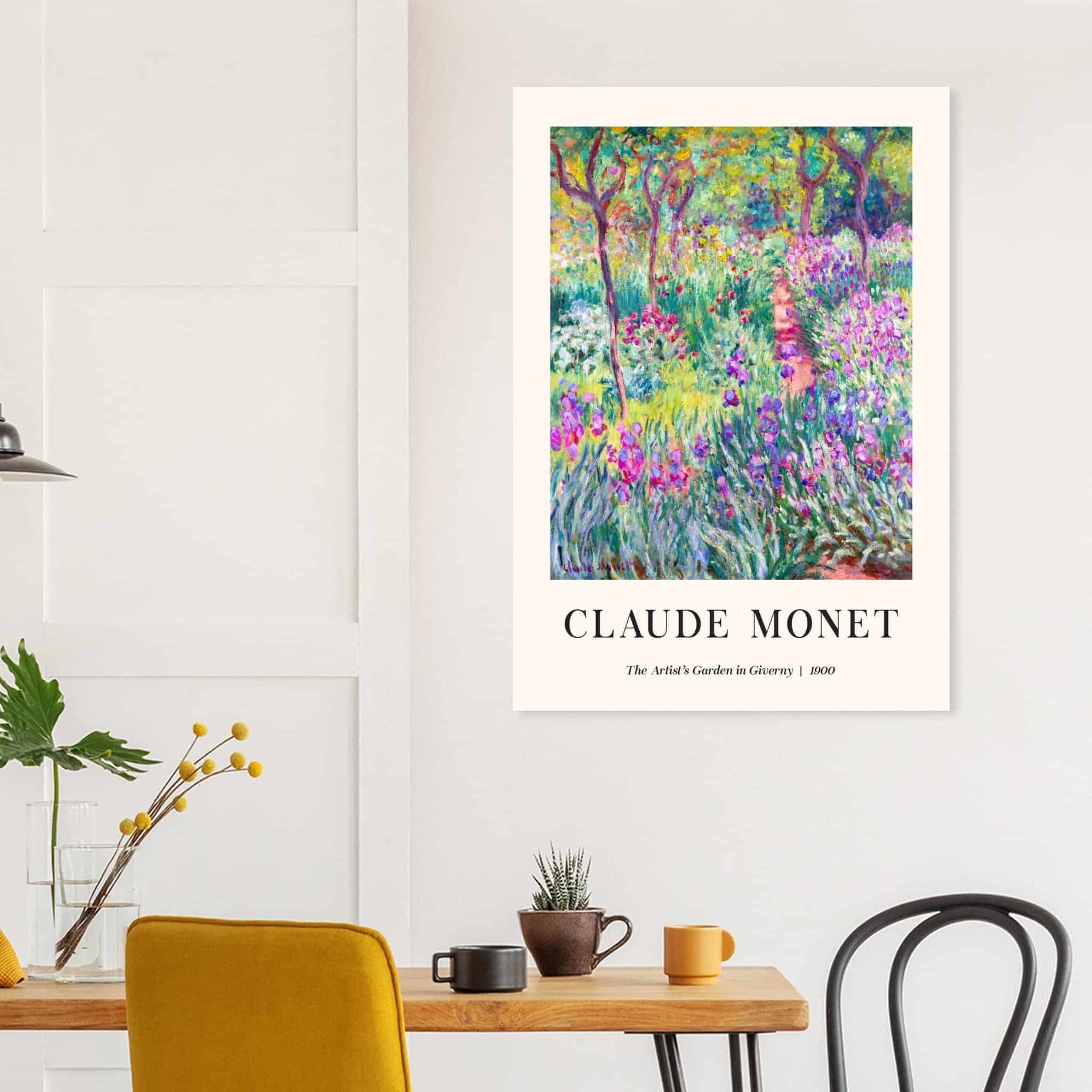Artfulprints Poster Claude Monet - The artist's garden in Giverny - 70
