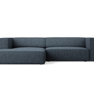 Cosmopolitan Design linker hoekbank Arendal 3-zits, chenille, koningsb Cosmopolitan Design linker hoekbank Arendal 3-zits, chenille, koningsb