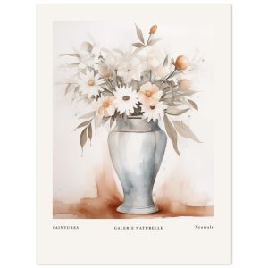 Artfulprints Poster Bloemen in vaas 1 – 30×40 cm – Taupe Artfulprints Poster Bloemen in vaas 1 – 30×40 cm – Taupe