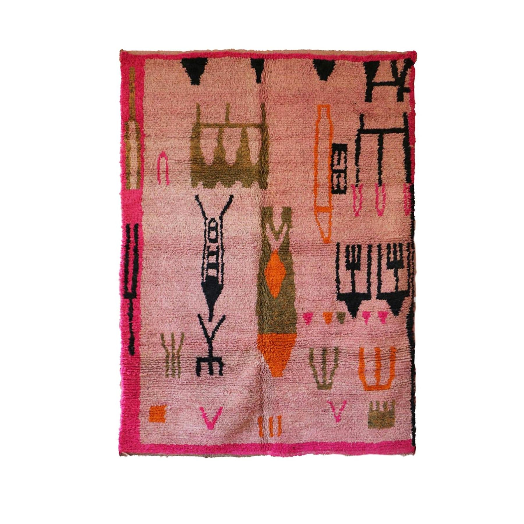 AFK Living vloerkleed Berber - handgemaakt - Wol - 199 x 290 cm
