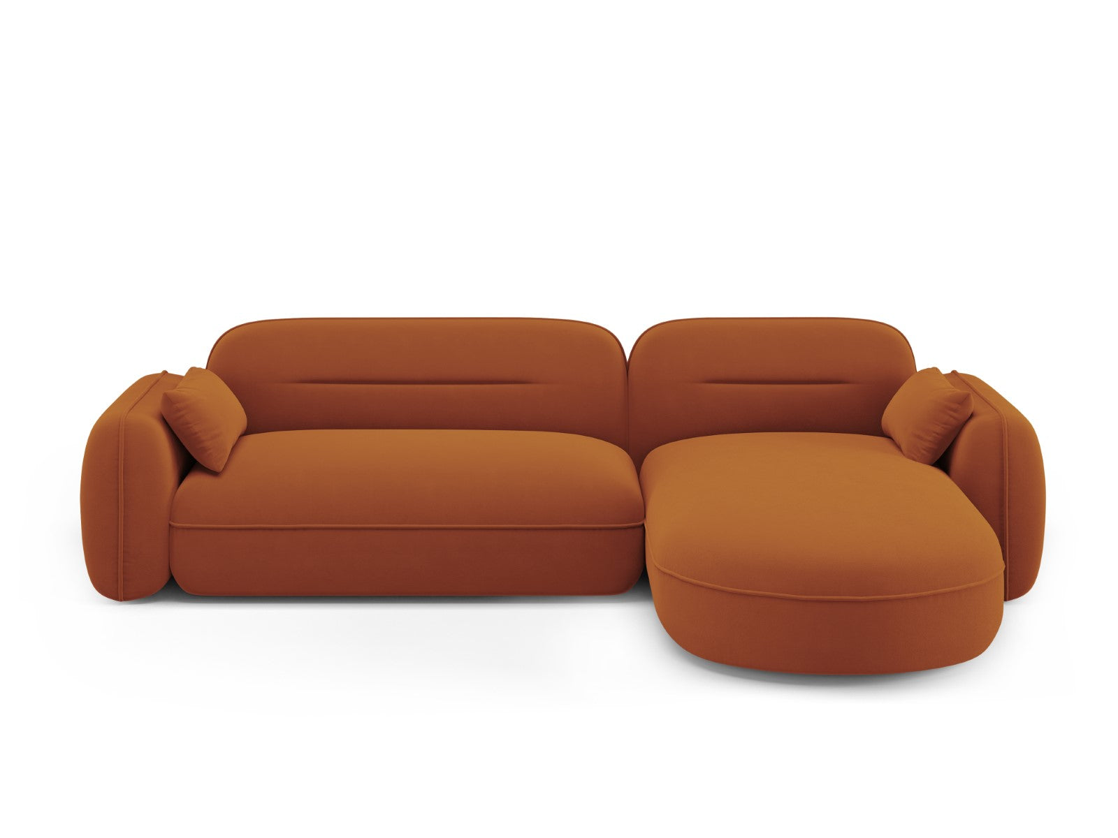 Cosmopolitan Design Modulaire hoekbank rechts Sydney 4-zits, flueel, t