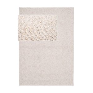 AFK Living vloerkleed Sandstone – wasbaar – wit – 200 x 290 cm